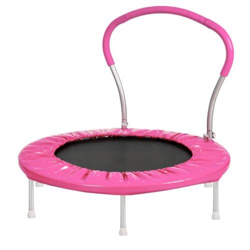Metal Construction Trampoline With Handles. Suitable For Outdoor Children And Family Activities. Durable Design. - Image 6