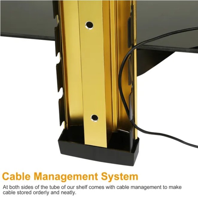 Floating Wall Mounted Strengthened Tempered Glass Shelf - Image 3