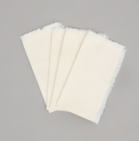 Premium Cotton Napkins Set Of 4-20x20 Inch, Classic Hemstitch Dinner Napkins - Image 7