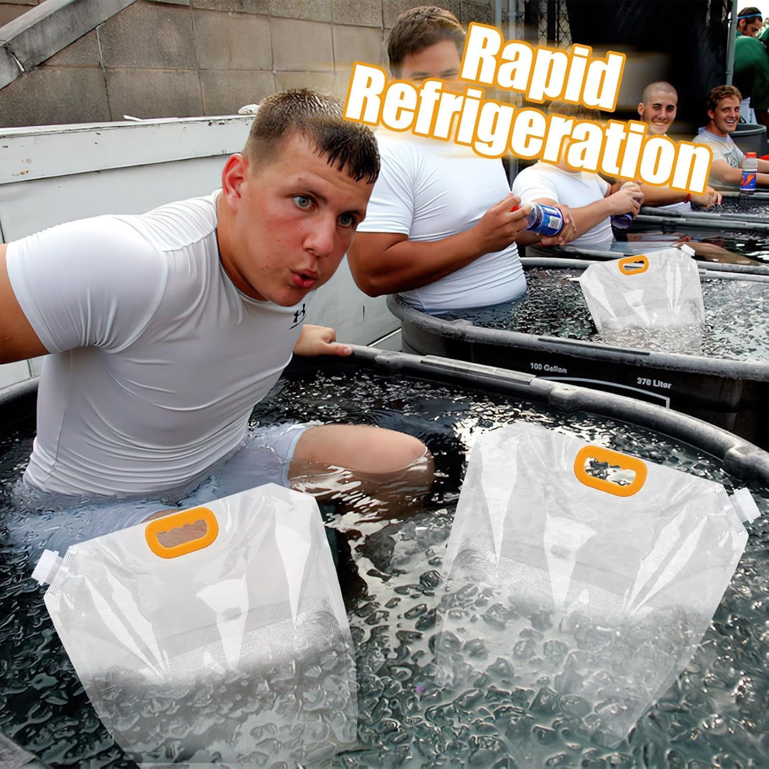 Super Large Ice Bath Bags Cold Bathtub Water Bag 10L Ice Bath Accessories Cold Plunge Accessories Portable Ice Bath Bag Clearance Sale - Image 4