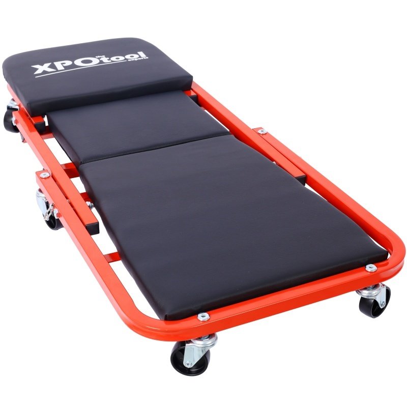 Mechanic Crawler, Garage Gift, 36inch Z-crawler Seat, 2-in-1 Mechanic Gift, 300 Lb Capacity, Low Profile Crawler With 6 Wheels, Garage, Father's Day Tool Gift Shop, Red - Image 9