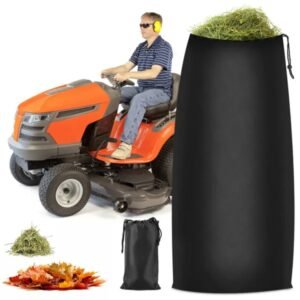 Lawn Tractor Leaf Bag 54 Cubic Feet Standard Garden Waste Bag W 112in Opening For Fast Easy Leaf Riding Lawn Mower Rubbish Bag Outdoor