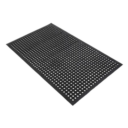 Bar Kitchen Industrial Multi-functional Anti-fatigue Drainage Rubber Non-slip Hexagonal Mat 150X90cmSame Code 56392233 - Image 2