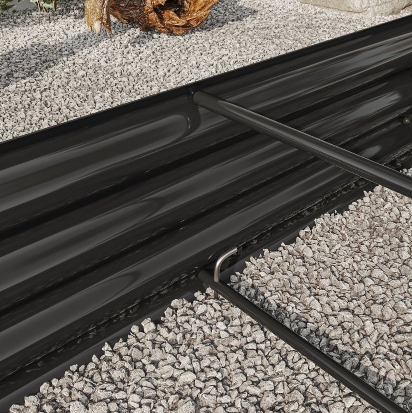 Raised Garden Bed Outdoor, Oval Metal Planter For Plants, Vegetables, Flowers - Image 5