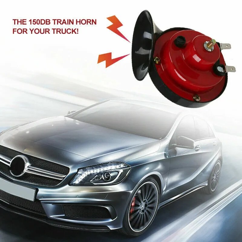2PC 12V 300DB Super Loud Train Air Horn Waterproof Motorcycle Car Truck SUV Boat - Image 2