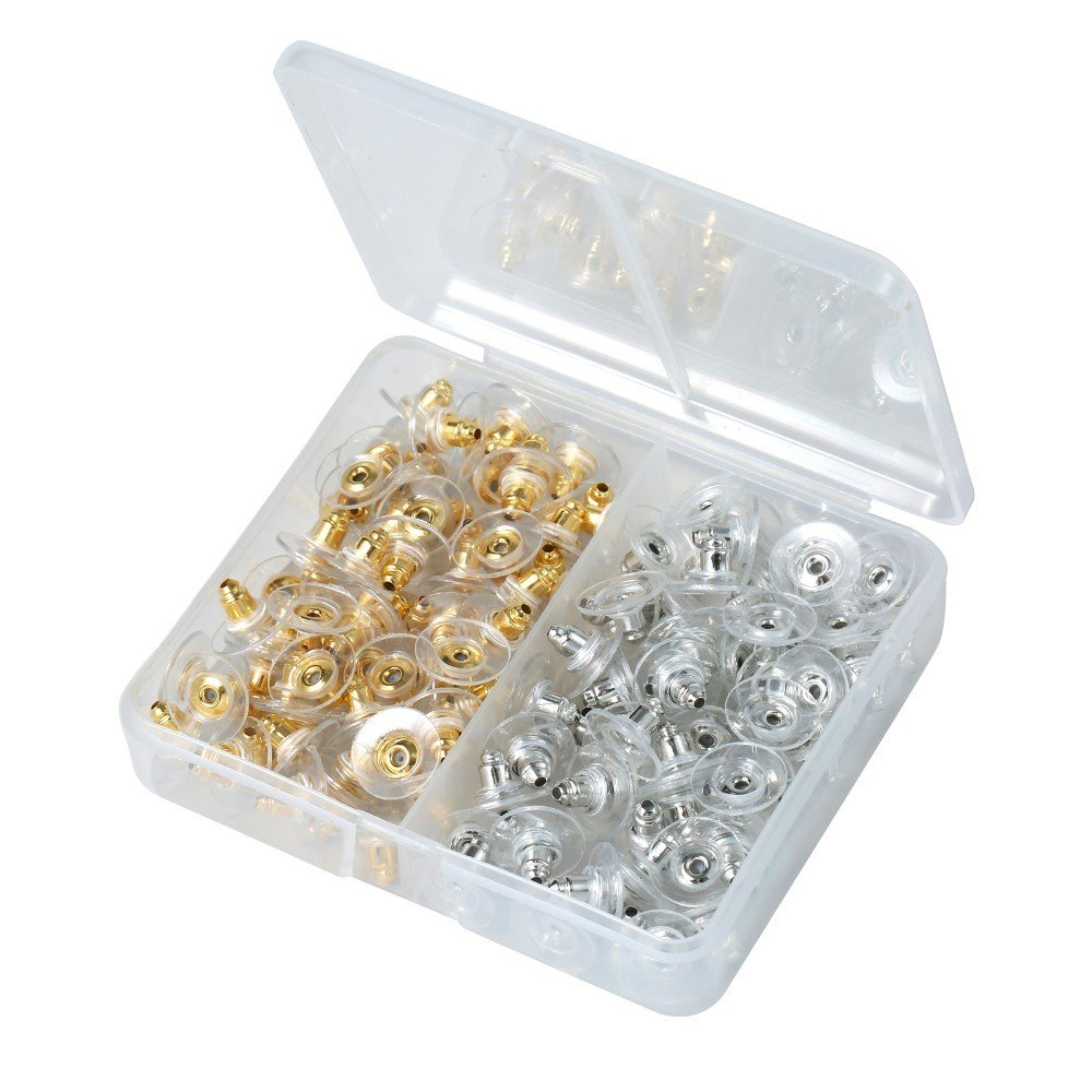 Earrings with Rubber Stoppers - Image 3