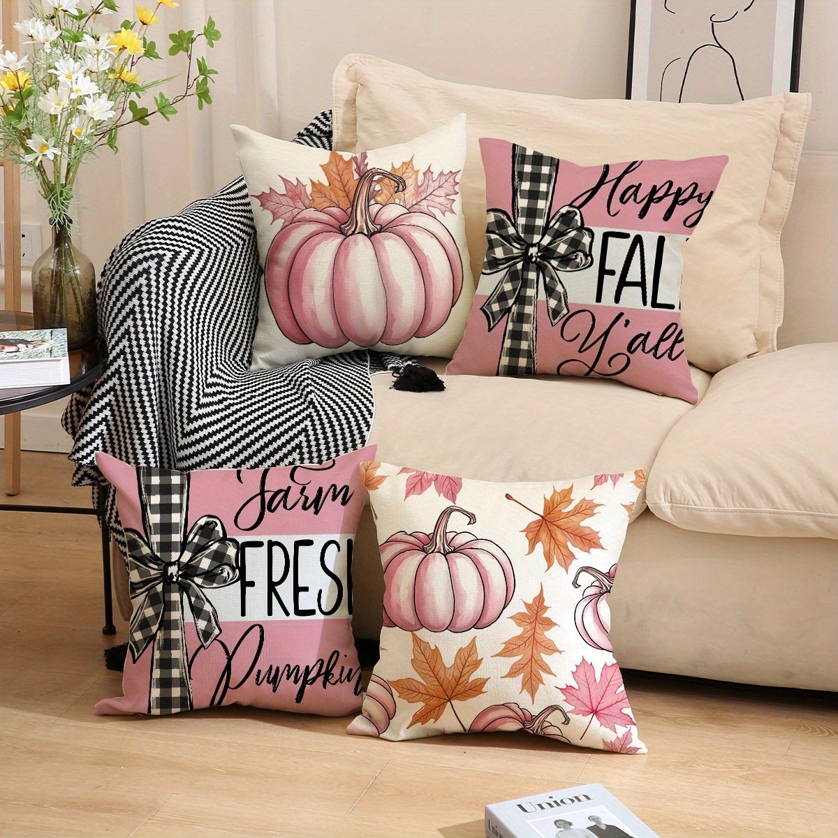 4PCS Fall Pillowcases - Image 3