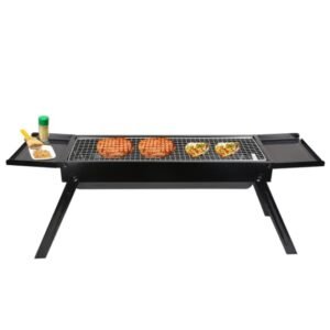 Portable And Easy To Install Stainless Steel Grill With Storage Net