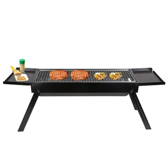Portable And Easy To Install Stainless Steel Grill With Storage Net