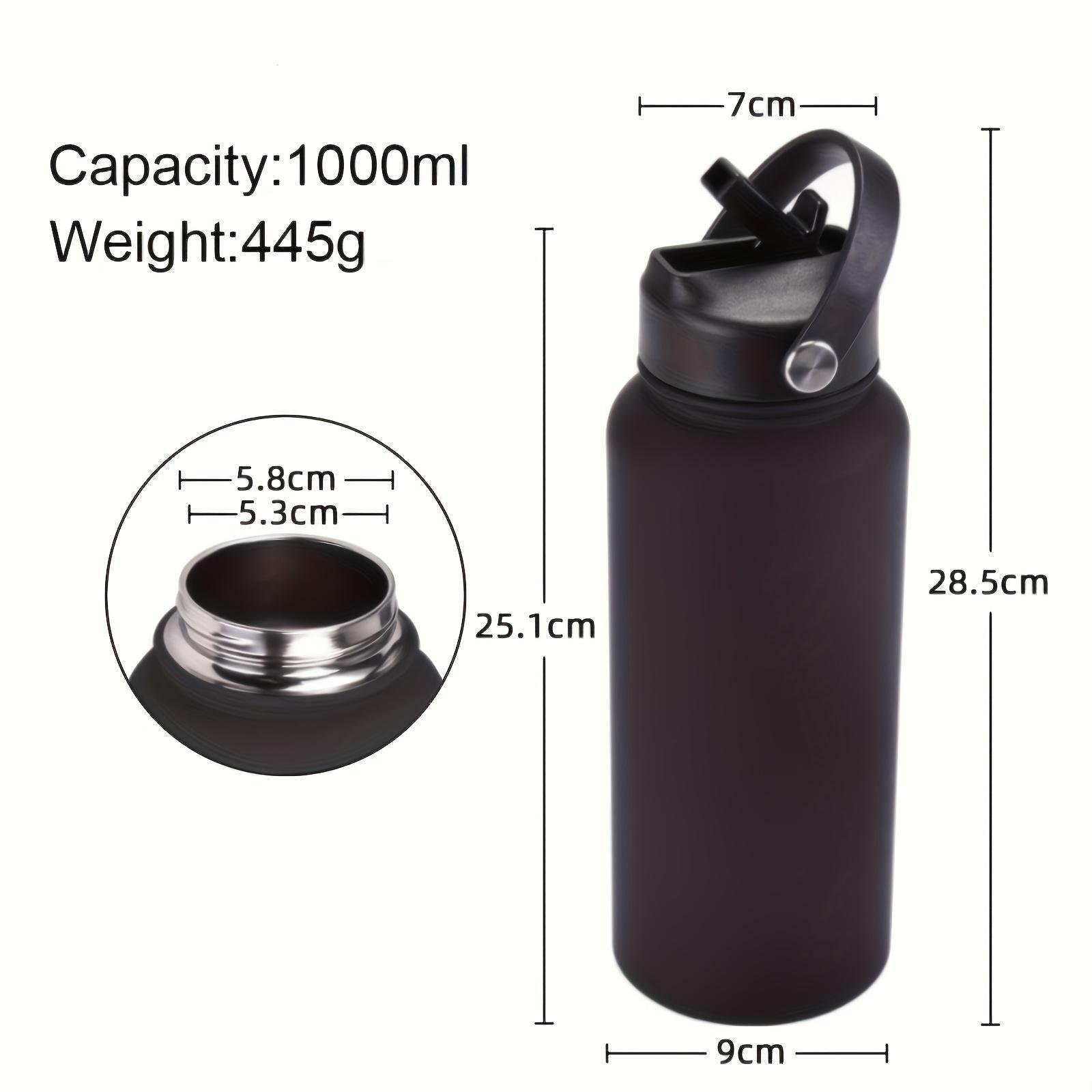 40 Oz Stainless Steel Sports Water Bottle With Straw Insulation, With 3 Lids ,straw Lid, Water Cup Lid,Please Note That This Product Is Shipped By Yourself For The Average Shipping Cost - Image 6