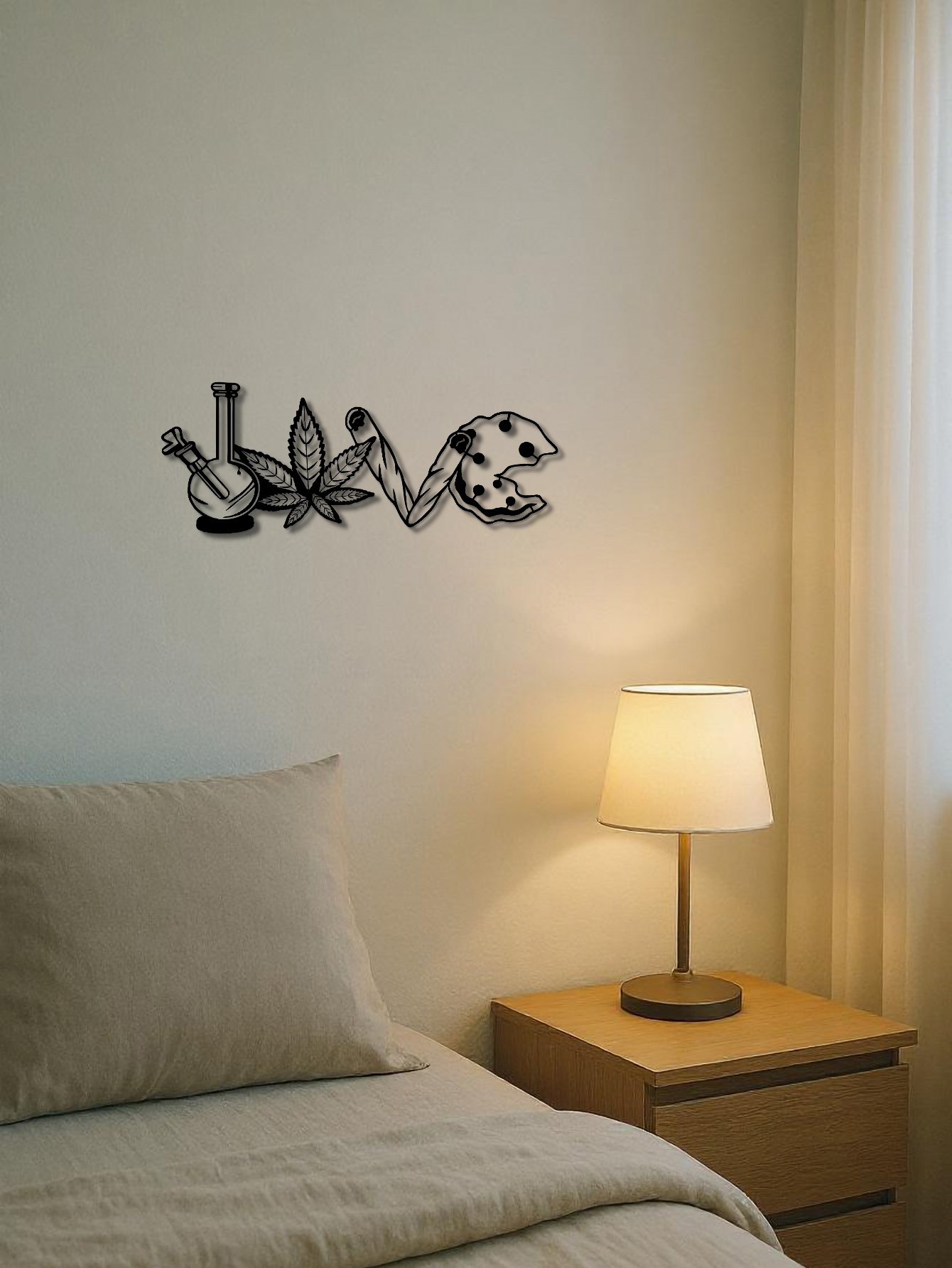 LOVE Metal Letter Wall Pendant - Versatile Decor For Living Room, Bedroom - Image 6