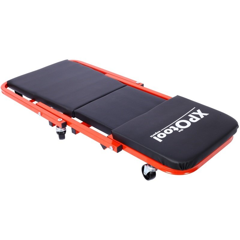 Mechanic Crawler, Garage Gift, 36inch Z-crawler Seat, 2-in-1 Mechanic Gift, 300 Lb Capacity, Low Profile Crawler With 6 Wheels, Garage, Father's Day Tool Gift Shop, Red - Image 6