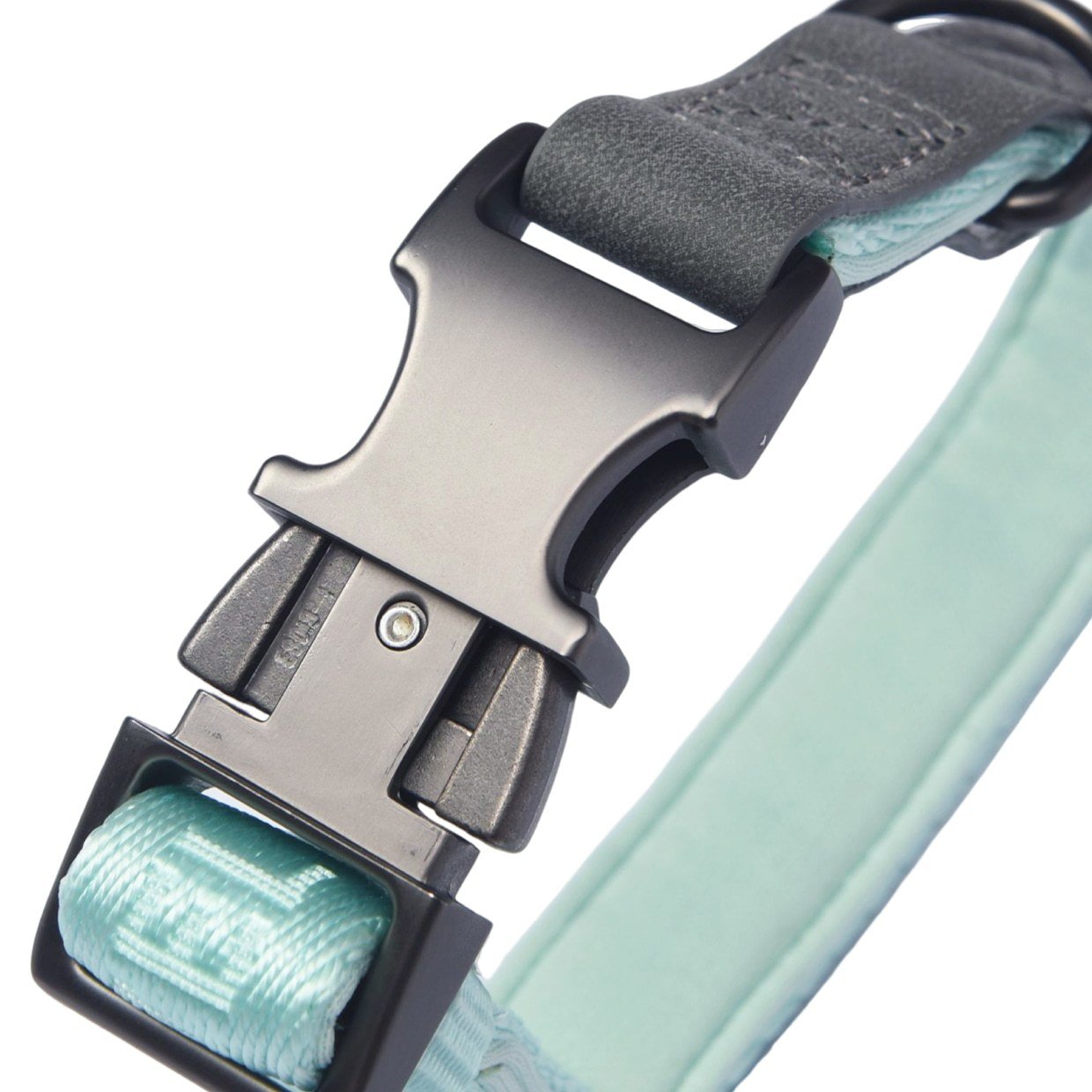 PETMARVEL Heavy Duty Solid Dog Collar Neoprene Padded 1 In Wide - Image 4