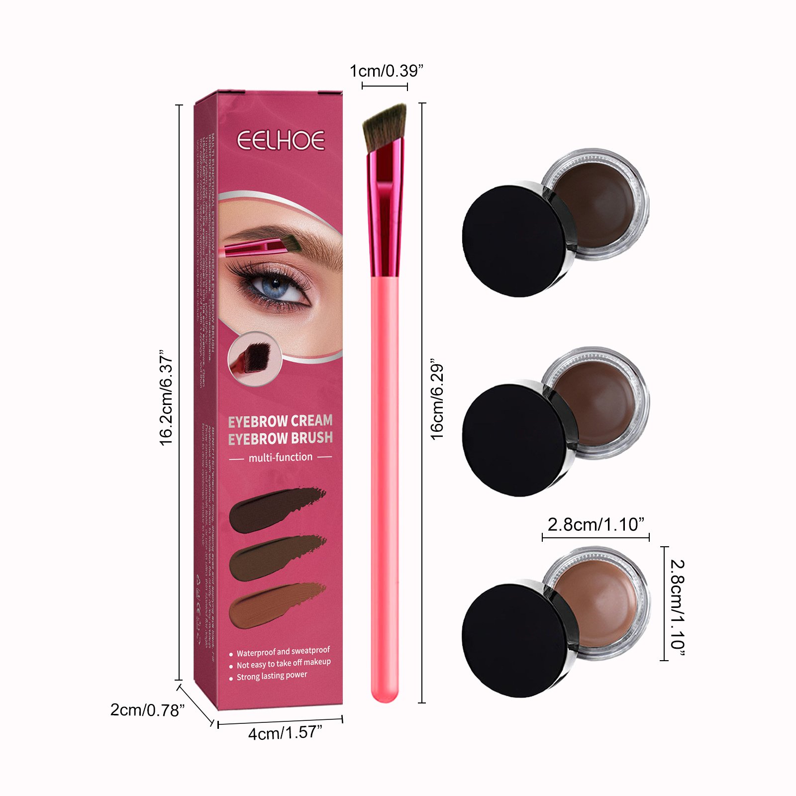 Multi-functional Eyebrow Brush Set - Image 4