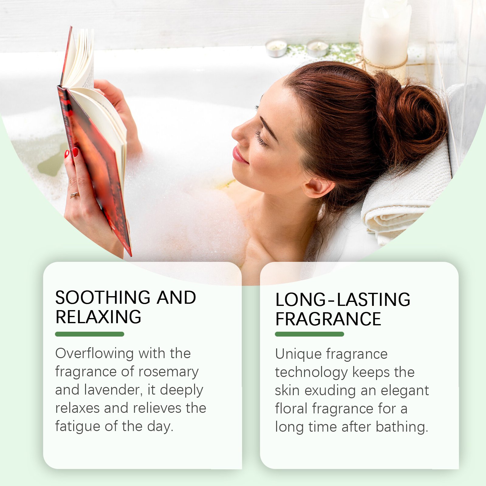 OceAura Fragrant Shower Ball, Plant-Scented Shower Ball Cleans And Moisturizes The Body With A Colorful And Fragrant Shower Ball - Image 2