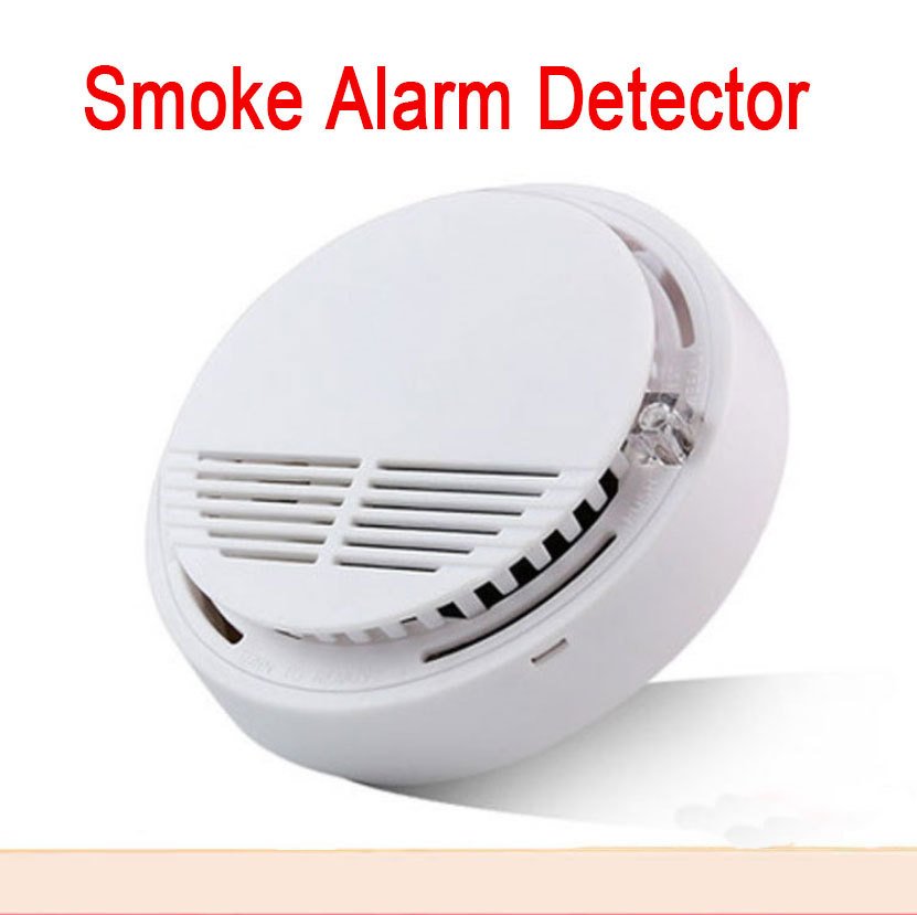 Smoke Alarm Detector Fire Gas Alarm Detector With Battery Photoelectric Sensor Alert Warning - Image 3
