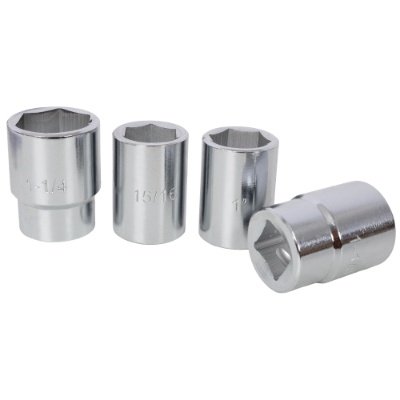 21PCS 3 4 DRIVE SOCKET SET 6 POINTS,SAE Size,Red Blow Case - Image 9