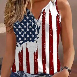 New Printed Fashion Vest For Summer