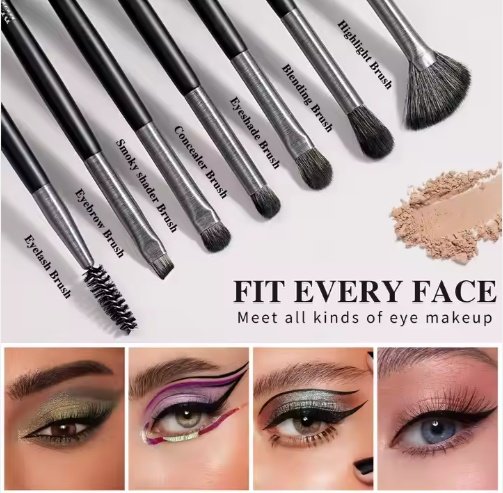 High Quality Wood Makeup Brushes - Image 6