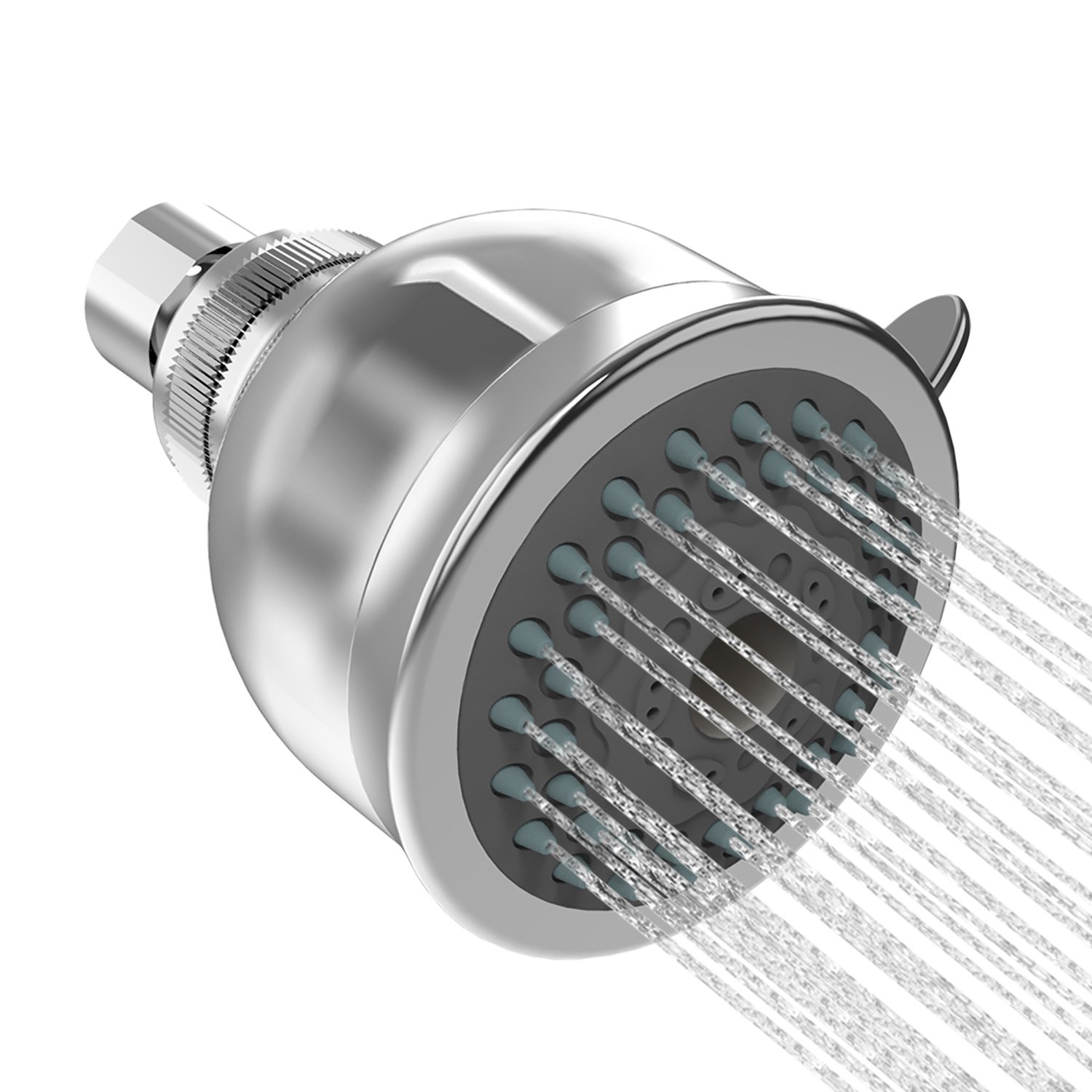2-Spray Settings 2.92 In. Wall Mount Fixed Adjustable Shower Head In Chrome,,Non-EBAY Certified Warehouse - Image 7
