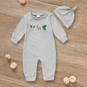 Newborn Baby Animal Print Set