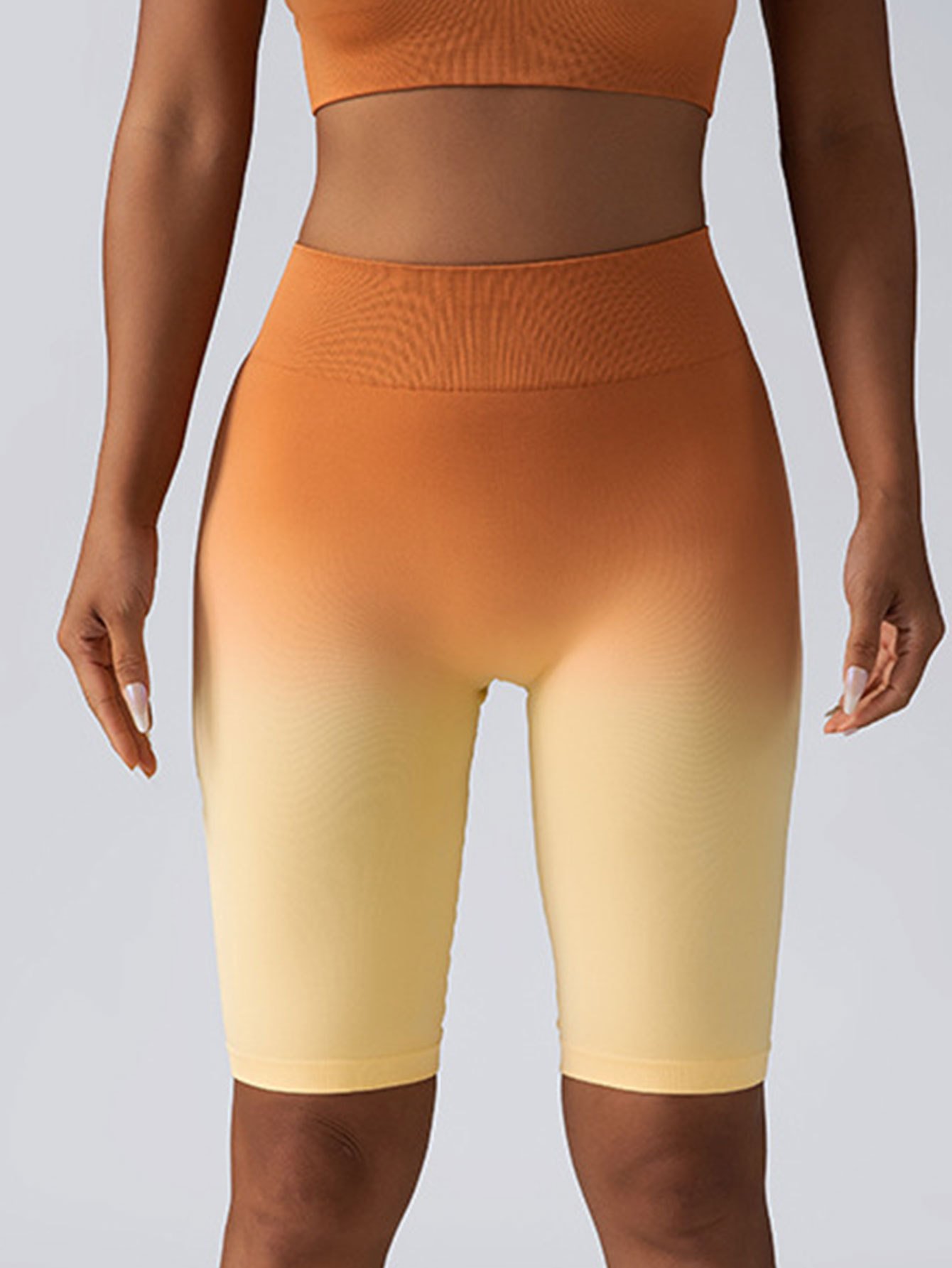 3 Pack Women Workout Shorts Scrunch Shorts Seamless High Waisted Contour Gym Yoga Biker Shorts - Image 7