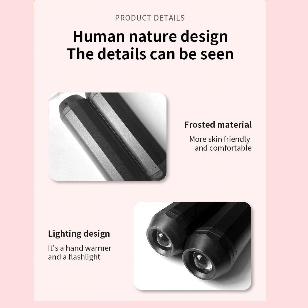 Heat For Camping Hiking Hunting Golf Heater Reusable Portable Pocket Heater With Split Magnetic And Flashlight Hand Warmers - Image 6