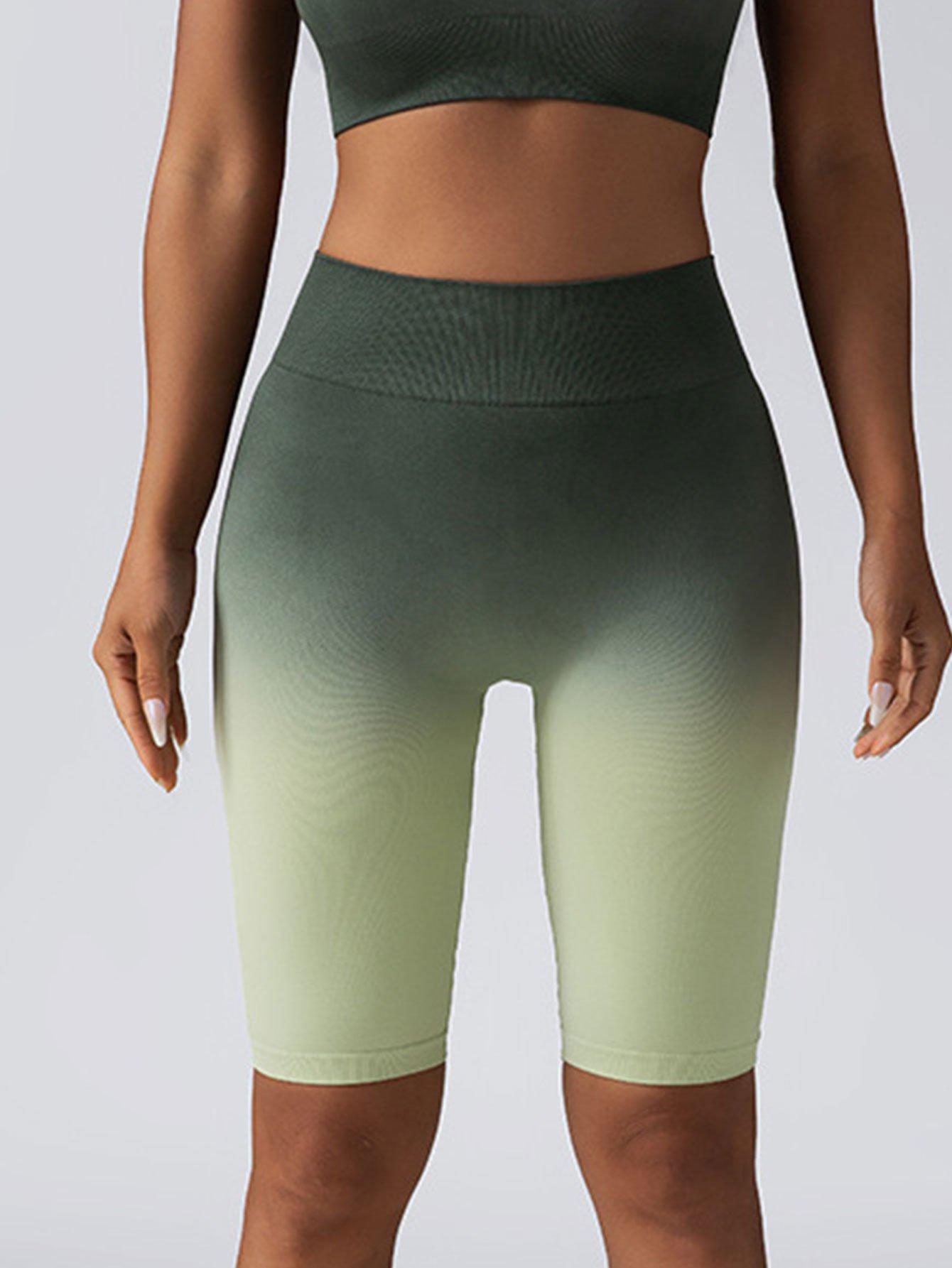 2 Pack Workout Shorts For Women Scrunch Butt Lifting High Waisted Yoga Gym Seamless Booty Biker Shorts - Image 9